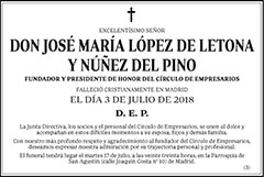 José María López de Letona y Núñez del Pino